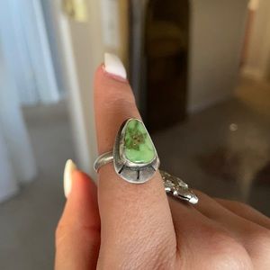 Unique Turquoise Ring 7 925